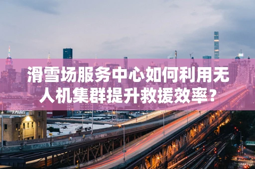 滑雪场服务中心如何利用无人机集群提升救援效率？