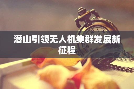 潜山引领无人机集群发展新征程