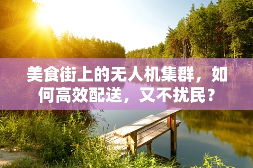 美食街上的无人机集群，如何高效配送，又不扰民？