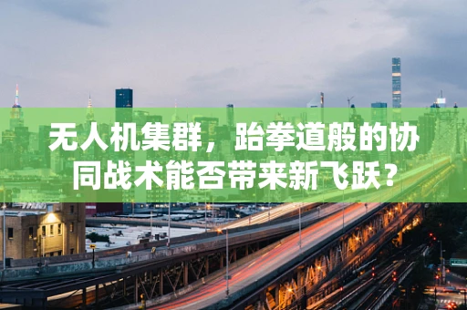 无人机集群，跆拳道般的协同战术能否带来新飞跃？