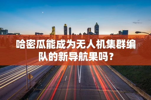 哈密瓜能成为无人机集群编队的新导航果吗？