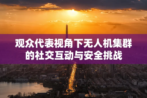 观众代表视角下无人机集群的社交互动与安全挑战