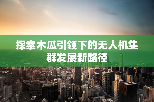 探索木瓜引领下的无人机集群发展新路径