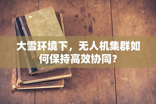 大雪环境下，无人机集群如何保持高效协同？