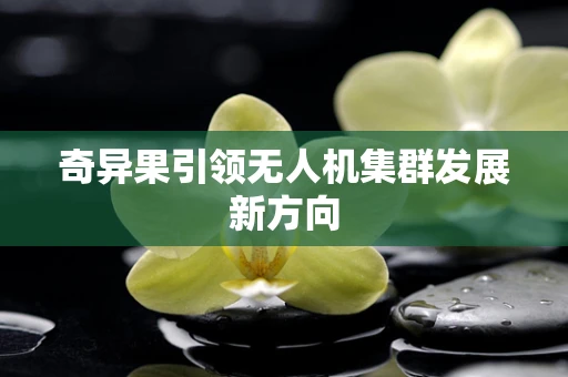 奇异果引领无人机集群发展新方向