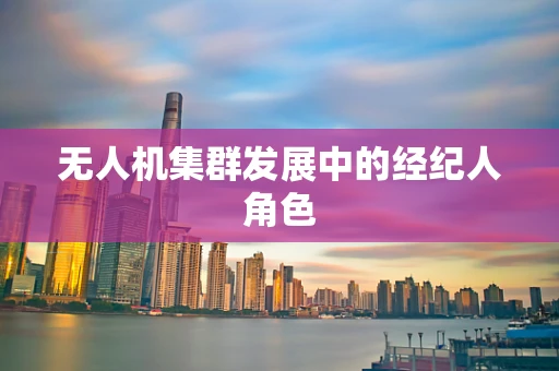 无人机集群发展中的经纪人角色
