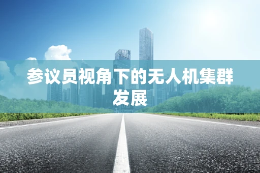 参议员视角下的无人机集群发展