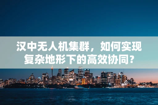 汉中无人机集群，如何实现复杂地形下的高效协同？