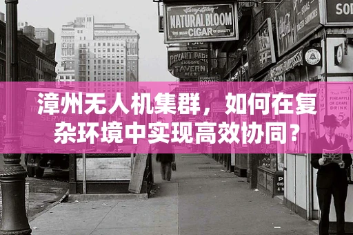 漳州无人机集群，如何在复杂环境中实现高效协同？