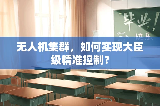 无人机集群，如何实现大臣级精准控制？