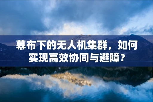 幕布下的无人机集群，如何实现高效协同与避障？
