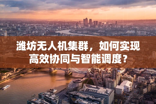 潍坊无人机集群，如何实现高效协同与智能调度？