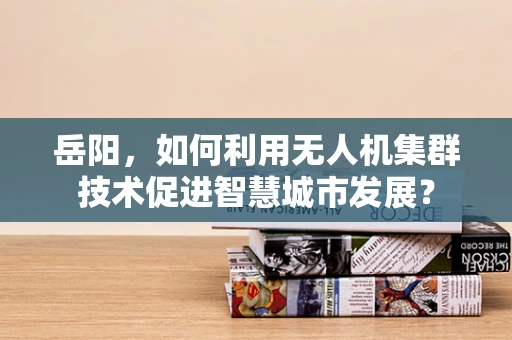 岳阳，如何利用无人机集群技术促进智慧城市发展？