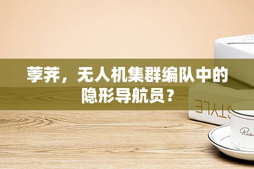 荸荠，无人机集群编队中的隐形导航员？