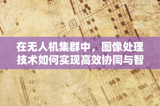 在无人机集群中，图像处理技术如何实现高效协同与智能决策？