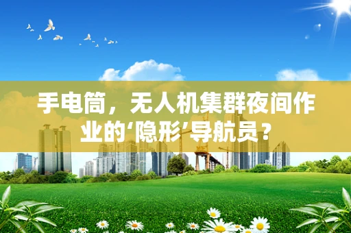 手电筒，无人机集群夜间作业的‘隐形’导航员？