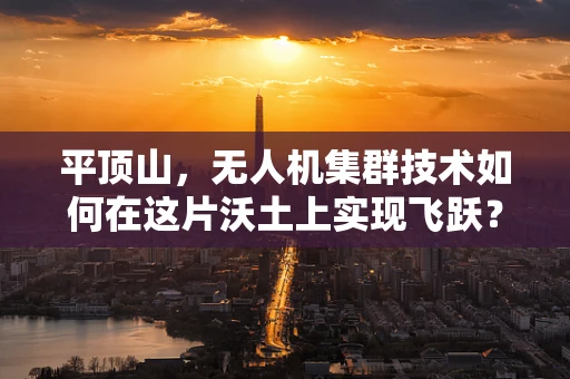 平顶山，无人机集群技术如何在这片沃土上实现飞跃？