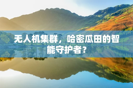 无人机集群，哈密瓜田的智能守护者？