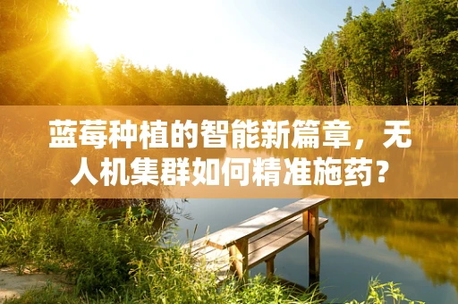 蓝莓种植的智能新篇章，无人机集群如何精准施药？