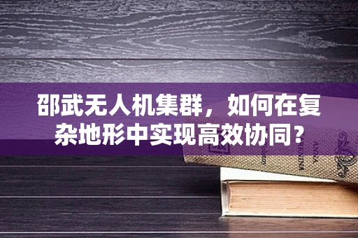 邵武无人机集群，如何在复杂地形中实现高效协同？