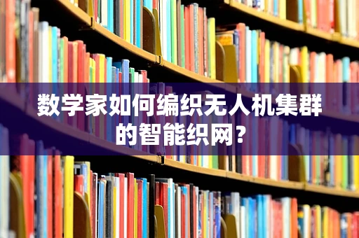 数学家如何编织无人机集群的智能织网？