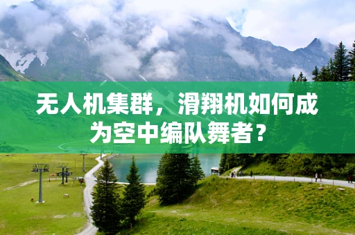无人机集群，滑翔机如何成为空中编队舞者？