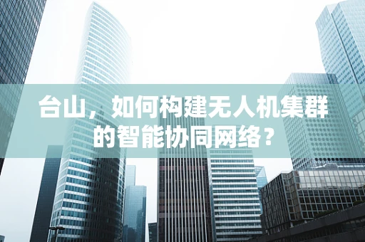 台山，如何构建无人机集群的智能协同网络？