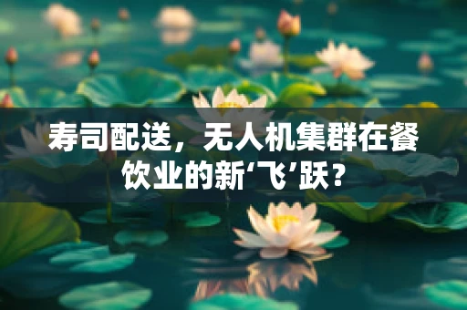 寿司配送，无人机集群在餐饮业的新‘飞’跃？