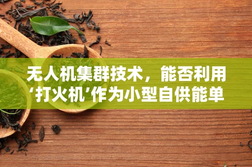无人机集群技术，能否利用‘打火机’作为小型自供能单元？