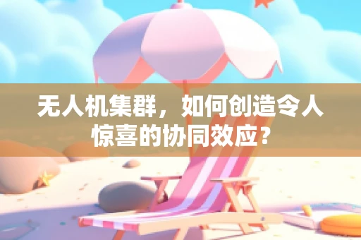 无人机集群，如何创造令人惊喜的协同效应？