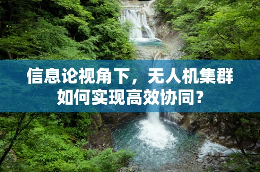 信息论视角下，无人机集群如何实现高效协同？