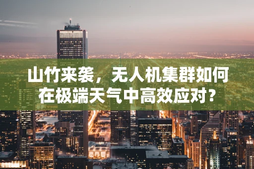 山竹来袭，无人机集群如何在极端天气中高效应对？