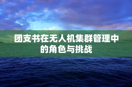 团支书在无人机集群管理中的角色与挑战