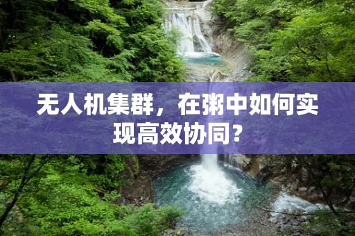 无人机集群，在粥中如何实现高效协同？