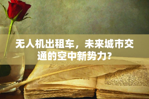 无人机出租车，未来城市交通的空中新势力？