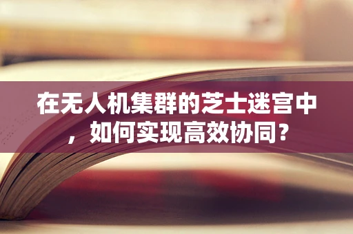 在无人机集群的芝士迷宫中，如何实现高效协同？