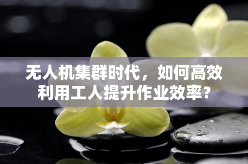 无人机集群时代，如何高效利用工人提升作业效率？