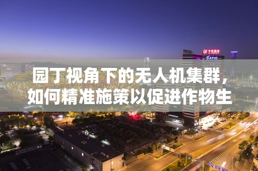园丁视角下的无人机集群，如何精准施策以促进作物生长？