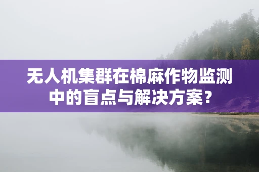 无人机集群在棉麻作物监测中的盲点与解决方案？