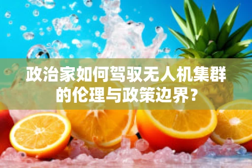 政治家如何驾驭无人机集群的伦理与政策边界？