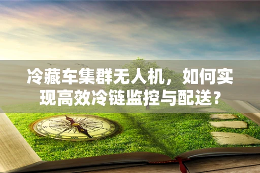 冷藏车集群无人机，如何实现高效冷链监控与配送？