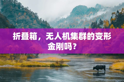 折叠箱，无人机集群的变形金刚吗？