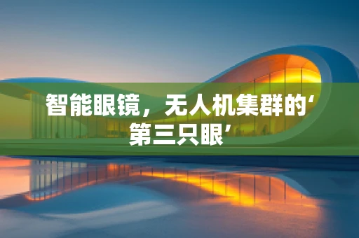 智能眼镜，无人机集群的‘第三只眼’