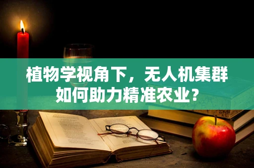 植物学视角下，无人机集群如何助力精准农业？