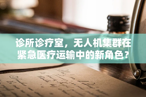 诊所诊疗室，无人机集群在紧急医疗运输中的新角色？