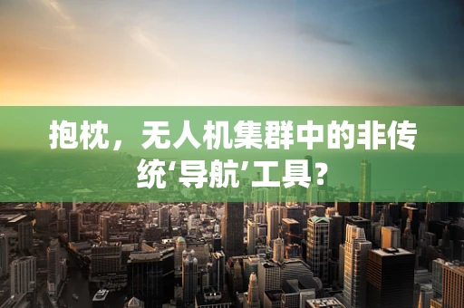 抱枕，无人机集群中的非传统‘导航’工具？