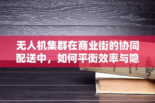无人机集群在商业街的协同配送中，如何平衡效率与隐私？