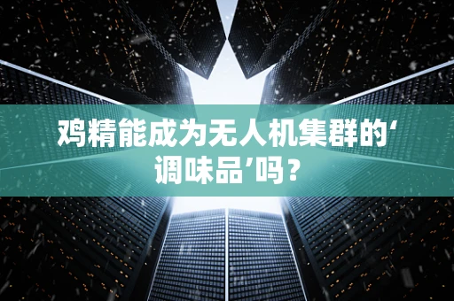 鸡精能成为无人机集群的‘调味品’吗？