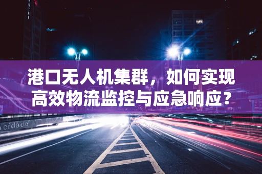 港口无人机集群，如何实现高效物流监控与应急响应？