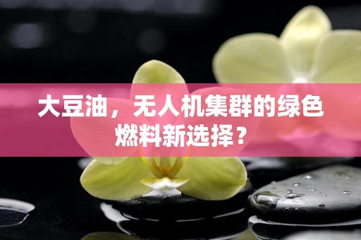大豆油，无人机集群的绿色燃料新选择？